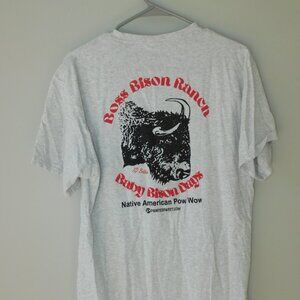 Boss Bison Ranch t shirt - Cadiz Ohio random roadside attraction middle nowhere